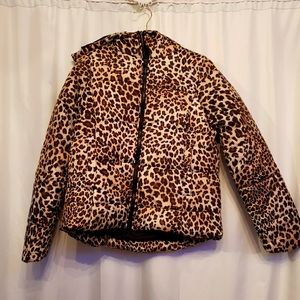 NWT Urban Retro Leppard Print Jacket